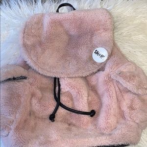 Furry Steve Madden Backpack